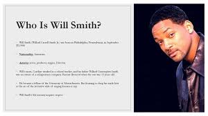 These amazing will smith trivia questions are for fans of will smith. Interview With Will Smith Online Presentation