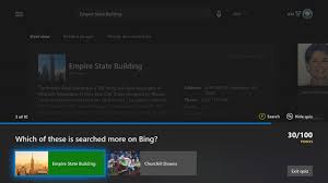 But this quiz available daily, so you can earn points daily. Announcing The Microsoft Bing App On Xbox Bing Search Blog