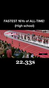 Adaejah Hodge Breaks High School National Record in 200m Sprint