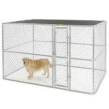 We sell factory direct, right to your door. K9 Large Steel Chain Link Portable Kennel Naturally For Pets