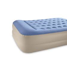 Intex 18 Dura Beam Raised Pillow Rest Airbed Mattress Without Pump Full Manual Inflation Walmart Com In 2020 Intex Air Bed Mattress