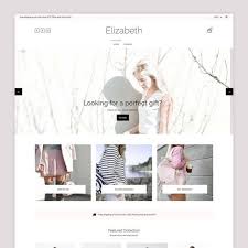 Clean Shopify Theme Elizabeth Shop Theme E Commerce Etsy Shopify Theme Shopify Website Design Shopify Templates