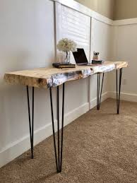 Tabla De Borde Vivo Escritorio De Borde Vivo Sofa De Borde En Etsy In 2020 Live Edge Desk Live Edge Table Live Edge Console Table