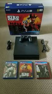 Sony Playstation 4 Pro 1tb Red Dead Redemption 2 Sony Playstation 4 Pro 1tb Red Dead Redemption 2 Games Bundle Ps4 Gaming Video Playstation Playstation 4