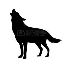 Le Loup Banque D Images Et Photos Libres De Droits Silhouette De Loup Pochoir Loup Coloriage Loup