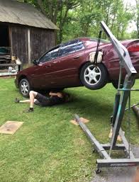 A must have for removing or installing engines. Pittsburgh Engine Hoist Being Put To Good Use Harborfreight