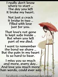 Miss You Every Second Of Every Day Cliffton 7 23 2019 Memorial Poems Grief Quotes Grief Poems