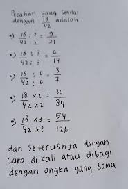 Pecahan yang senilai dengan 2639. Pecahan Yang Senilai Dengan 18 42 Tulung Di Jawab Ya Qaqa Uwu Brainly Co Id