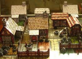 Medieval Village For Diorama Rpg And Wargame Free Building Paper Model Download Http Www Papercraftsquare Com Paper Models Paper Crafts Free Paper Models