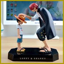 Wurdest richtig übers ohr gehauen. One Piece Action Figures Anime Straw Hat Luffy Shanks Red Hair Ornaments Gift Doll Toys 17 5cm Child Luffy Models Pvc Collection Figur Strohhut Spielzeug