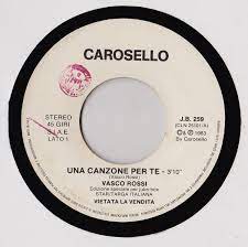 Maurizio vassallo direttore della fotografia e steadycam music video by vasco rossi performing una canzone d'amore buttata via. Vasco Rossi Valentino Una Canzone Per Te Domani E Domenica 1983 Vinyl Discogs