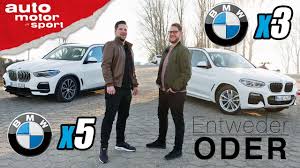 Of cargo space in the 2018 and newer models. Bmw X5 Vs X3 Entweder Oder Vergleich Review Auto Motor Und Sport Youtube