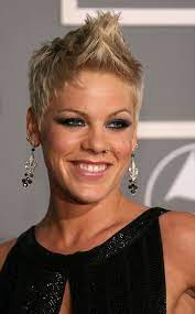 Pink Fauxhawk Spiked Hair Pinks Hairstyles Short Hair Styles