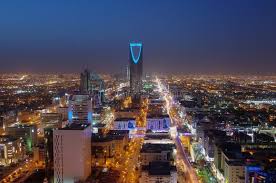 Riyadh Skyline At Night Riyadh Skyline Travel Advisory