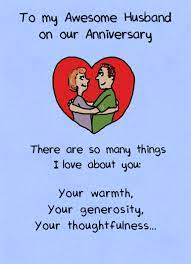 Anniversary paper cards anniversary ecards (viewing) filter anniversary ecards: Funny Anniversary Card Awesome Husband Anniversary From Cardfool Com