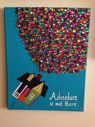 Disney S Up Adventure Is Out There Acrylic Canvas By Funtime324 Disney Gemalde Leinwand Selber Gestalten Disney Diy