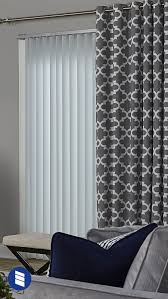 Vertical blinds are classic sliding glass door blinds. The Best Vertical Blinds Alternatives For Sliding Glass Doors Blinds Com Sliding Glass Door Blinds Vertical Blinds Makeover Sliding Glass Door Curtains