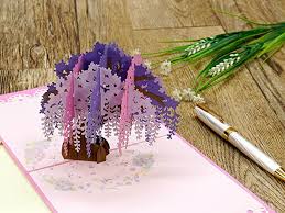 If you like this video please do like comment share and subscribe ️#shorts #ytshorts #youtubeshorts #origamishorts #craft #thecrafthouse #origamipopupcard #. Wisteria Tree 3d Pop Up Greeting Card Viet Nam Popup Cards And Handicrafts