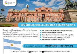 Estamos garantizando la participación de los partidos políticos en el proceso electoral el ciudadano & la gente argentina, en democracia o dictadura. Transparencia Electoral Celebrara Una Mision Electoral Para Las Elecciones Generales De Argentina Transparencia Electoral