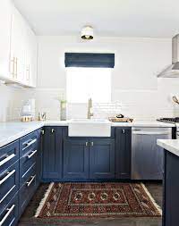 10 Trendy Navy Blue Cabinets You Ll Fall In Love With Kitchen Design Kitchen Inspirations Rustic Kitchen Sinks