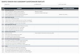 Financial, operational (including information security risk, concentration risk, 4 th party risk, etc.), reputational, compliance and legal risks. Free Vendor Risk Assessment Templates Smartsheet