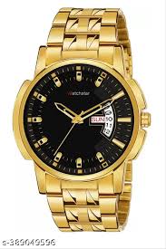 Price History of X16 Gold Analog Watch for Men with zibu Symbol