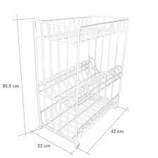 Desain dapur sekarang digabung dengan ruang makan, tempat untuk mengumpulkan keluarga dan teman. Rak Piring Dan Gelas Susun 3 Putih Terbaru Juli 2021 Harga Murah Kualitas Terjamin Blibli