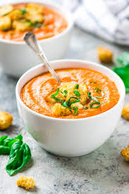 This soup comes together in about 45 minutes and you can prep as you go: Roasted Carrot Soup Recipe Well Plated By Erin