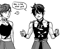 trish goes to narancia's house