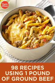 98 Recipes Using 1 Pound Of Ground Beef Beef Dinner Beef Recipes Dinner Recipes
