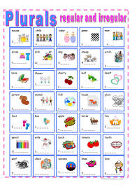 In these irregular nouns worksheets, students match the singular and plural forms of various irregular nouns. Regular And Irregular Plurals English Esl Worksheets For Distance Learning And Physical Classrooms
