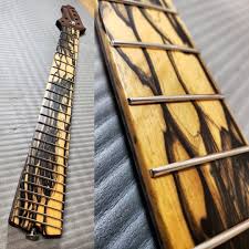 Black And White Ebony Fretboard Barlow Guitars On Instagram Fretwork Done Pale Moon Ebony Fretboard 057 110 Fretwire Guitar Fretboard Custom Electric Guitars Guitar Design
