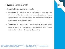 Letter Of Credit Lc Presentation