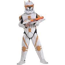 The military forces of the galactic republic, the confederacy of independent systems, the galactic empire, the alliance to restore the republic, the new republic, the first order. Star Wars Anime Dlx Eva Clonetrooper Commander Cody Kid Costume White Overstock 31098098