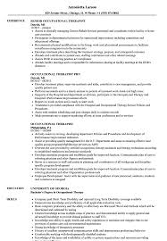 Occupational Therapist Resume Samples Velvet Jobs