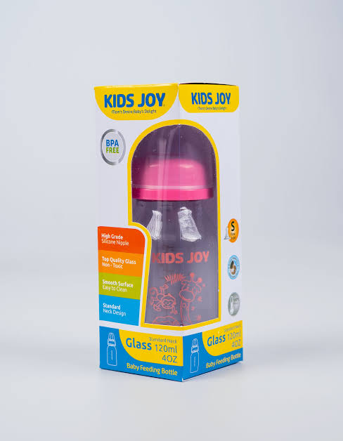 Feeding bottle 120ml pink