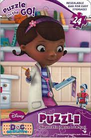 Wood pieces are stronger for younger puzzle makers 5 different puzzles features popular characters from doc mcstuffins a great gift for the fan of the . Disney Doc Mcstuffin Puzzle On The Go