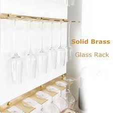 These forty examples complement geometric, scandinavian, rustic, classic country and monochrome kitchen sometimes shelving isn't the main feature. Glass Holder Shelf Hanger Goblet Rack Wine Rack Liquor Shelf Hanging Brass Wall Bracket Gold Brackets Aliexpress