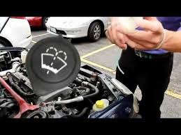 how to refill your vehicle s windshield washer fluid reservoir youtube windshield washer fluid reservoir