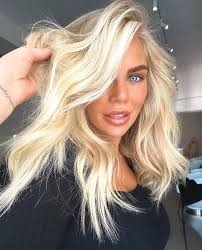 Correct brassiness & yellow tones while brightening natural highlights for hair that is healthier, shinier, lit from within. Bright Blonde Hair Color Ideas Ecemella