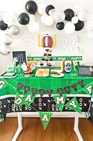 Football Nfl Super Sunday Football Pre Game Party Bbq Father S Day Sport Party Nfl Super Sunday Party Ideas Photo 1 Of 18 In 2020 Sports Themed Party Football Party Superbowl Party