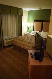 Check out how easy it is to install blackout curtains to help you sleep better in a darker room. Air Conditioner Blackout Curtains Queen Sized Bed Picture Of Extended Stay America Orlando Theme Parks Vineland Rd Tripadvisor