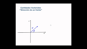 6 componentes de un vector podemos definir la posición de un vector en el plano mediante sus componentes referidas a. Direccion De Un Vector Youtube