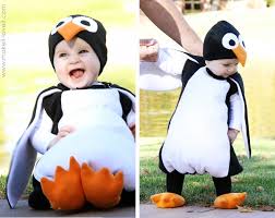 For an adorable, quick, and easy halloween costume for you or your baby friend, dress up as a penguin! Halloween Cotsumes 2011 Penguin From Mary Poppins Make It And Love It