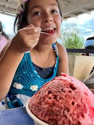 Stockton Mango Crazy Ululani's Hawaiian Shave Ice Peke's Ice Cream