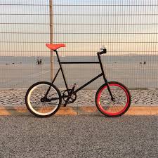 My New Bike Minivelo Mini Velo 20 Inch Minifixed Minifixie Small Wheels Sepeda