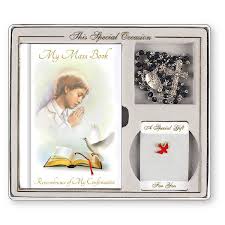 Confirmation is a large step for many young catholics who, with the support of their sponsors, will fully receive the gift of the holy spirit. Confirmation Gift Set Boy Missionaries Of The Sacred Heart