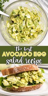 The Best Avocado Egg Salad Recipe Recipes Egg Salad Recipe Avocado Salad Recipes