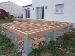 Terrasse Robinier Sur Poutres Douglas 45 Messages Terrasse Faite Maison Construire Terrasse Bois Construction Terrasse Bois
