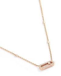 Shop messika › roberto coin tiny treasures yellow gold small diamond cross pendant necklace. Move Messika Move Uno Diamond 18k Rose Gold Necklace Rose Gold Necklace Necklace Gold Necklace